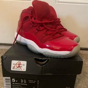 Red Air Jordan 11 Retro BG